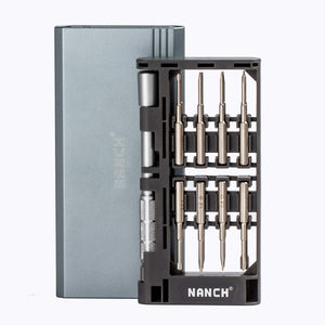 Nanch 24 in 1 Magnetic Screwdriver Kit for iPhone Mac book pro Eyeglasses and other tablets